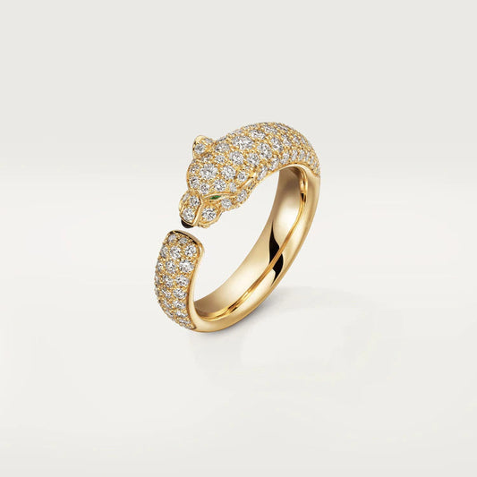 Aura PANTHERE ROSÉGOLD DIAMANTENRING
