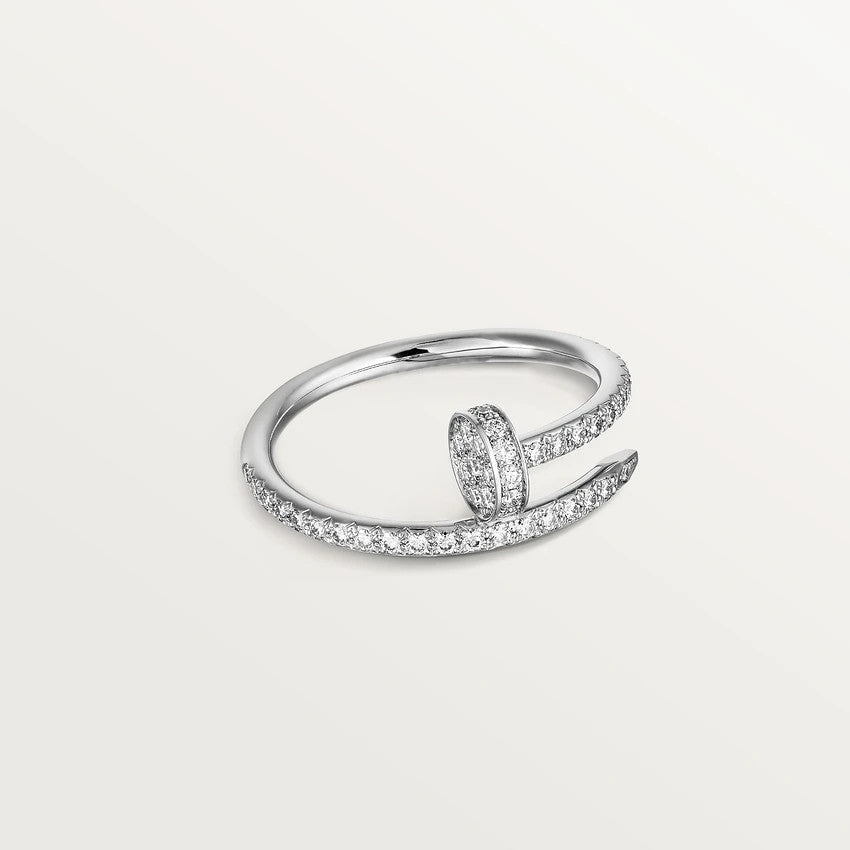 Aura JUSTE RING 1.8MM SILBER DIAMANTEN