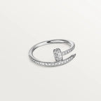 Aura JUSTE RING 1.8MM SILBER DIAMANTEN
