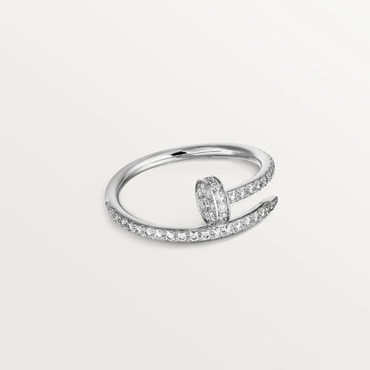 [⭐Aura ]JUSTE RING 1.8MM SILVER DIAMONDS