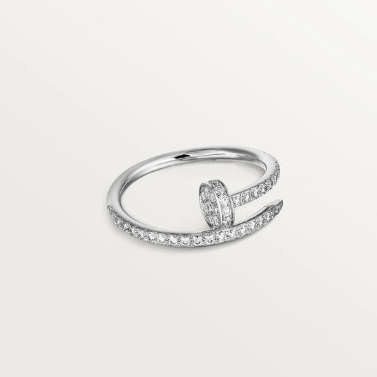 Aura JUSTE RING 1.8MM SILBER DIAMANTEN