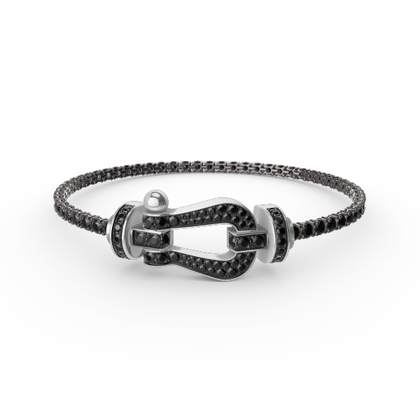 Aura FORCE  LARGE HORSESHOE FULL DIAMOND TENNIS BRACELET